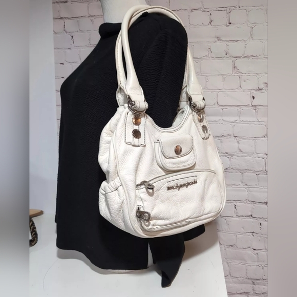 Marc by Marc Jacobs White Leather Soft Shot Large Hobo - Picture 2 of 15